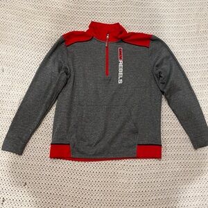 Champion UNLV Red and Gray Pullover